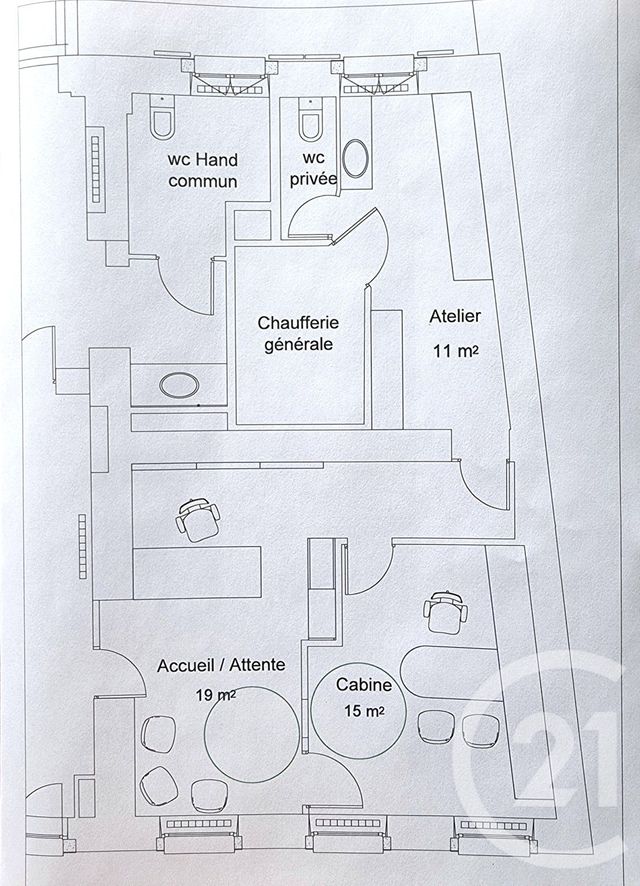 Commerce &agrave; louer - 55 m2 - 81 - MIDI-PYRENEES